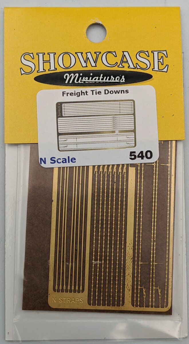 Showcase Miniatures 540 N Freight Tie Downs