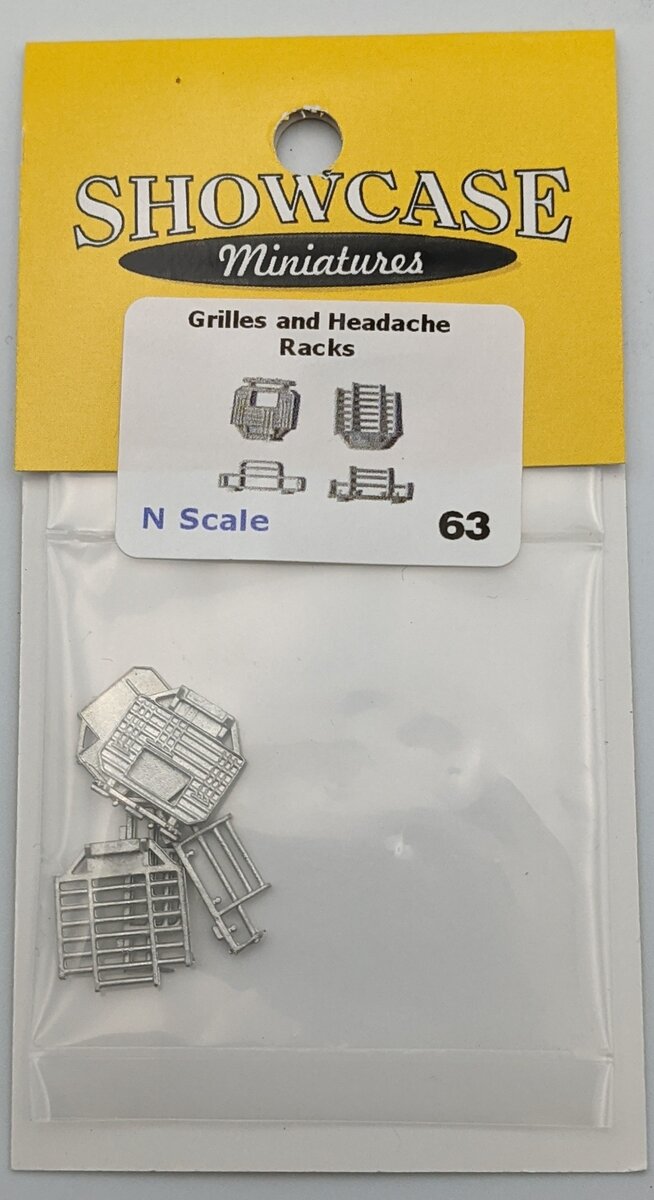 Showcase Miniatures 63 N Grilles and Headache Racks