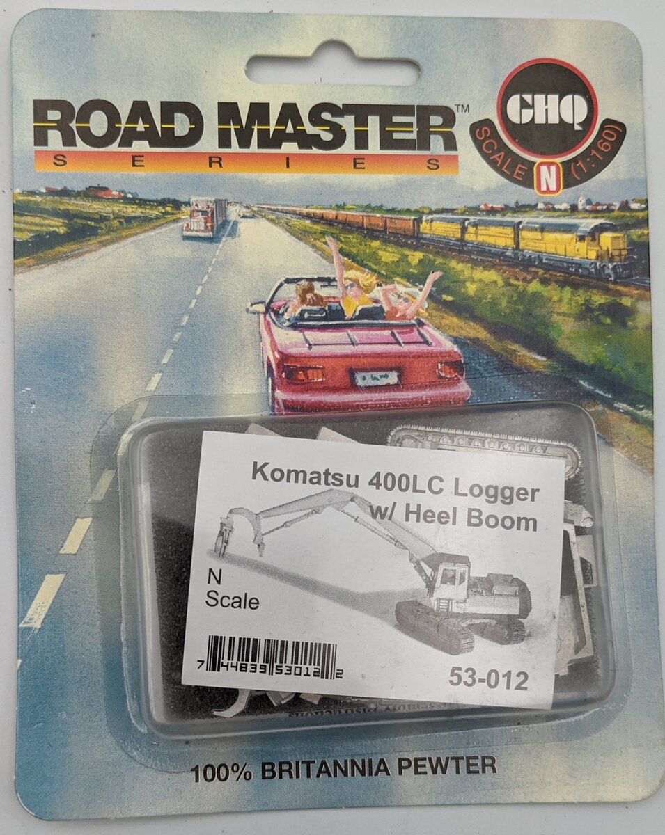 Road Master 53-012 N 1:160 Komatsu 400LC Logger with Heel Boom