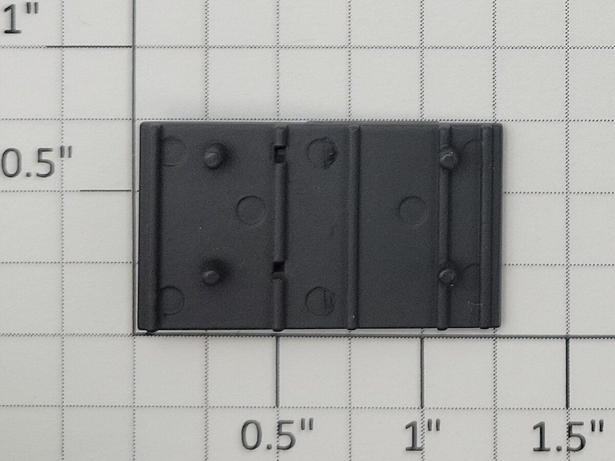 S-Helper 656-05-02-GY Dark Gray Plastic Left Hatch Base - Version 2