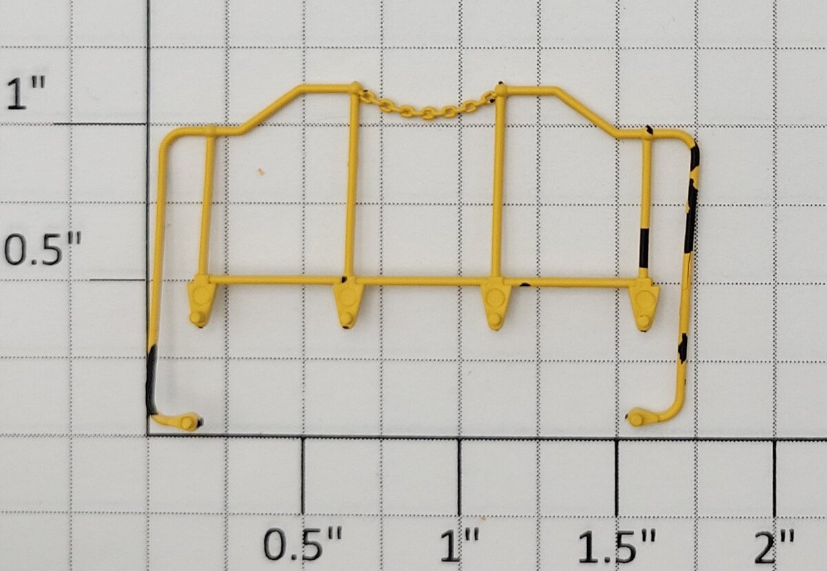 S-Helper 653-12-02-CNJY Switcher Multi Unit Yellow End Railing