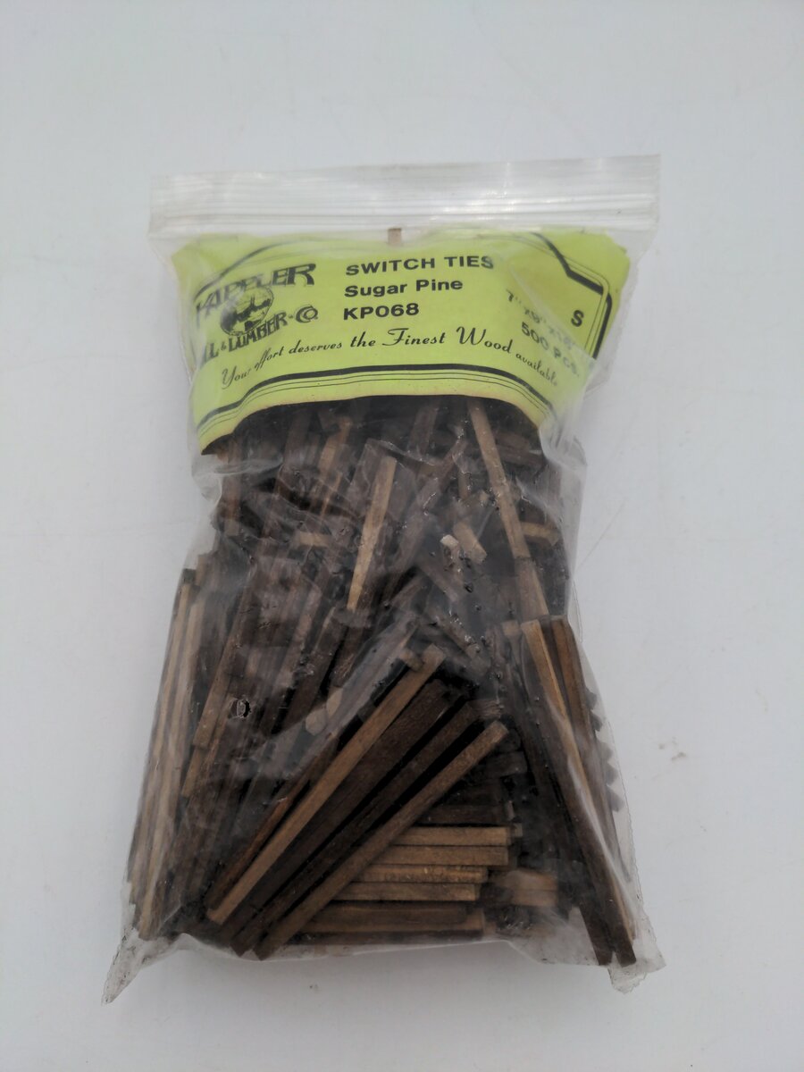 Kappler KP068 S Scale Switch Ties Sugar Pine 7"x9"x16' 500 Pieces