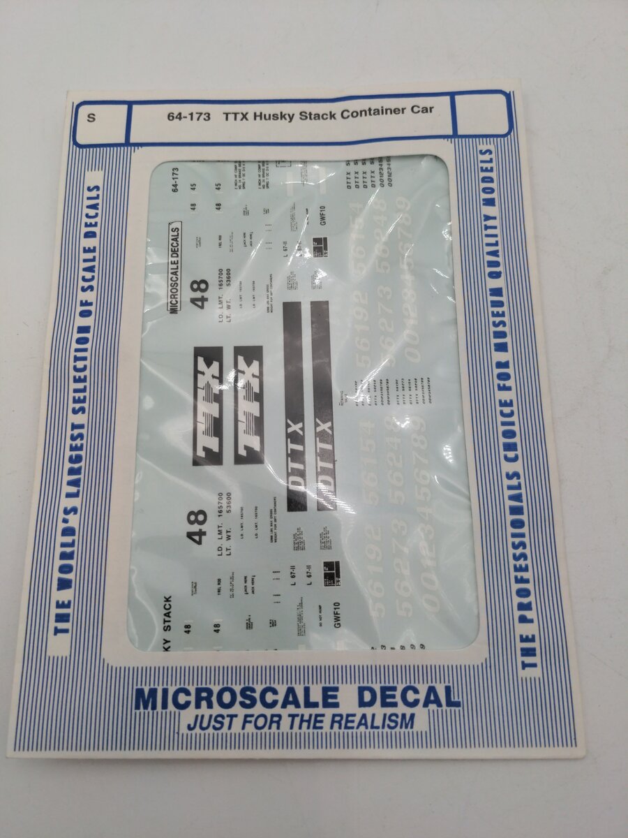 Micro-Scale Models 64-173 S TTX Husky Stack Container Car