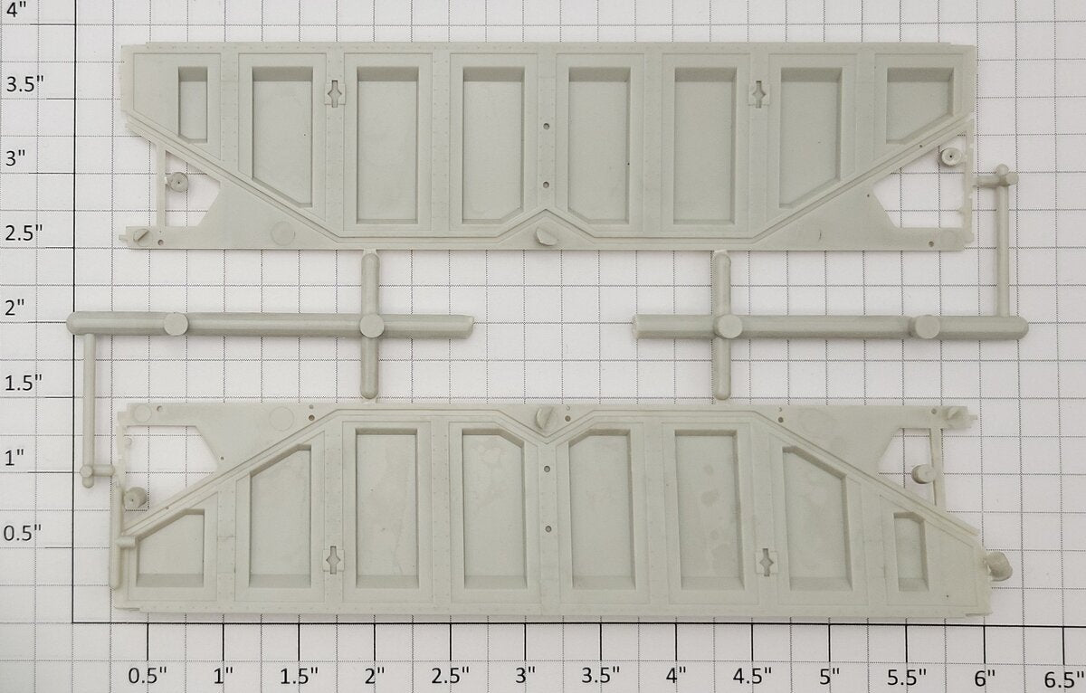 S-Helper 1278-HB-PS Unpainted Plastic Hopper Body Panel Side (Set of 2)