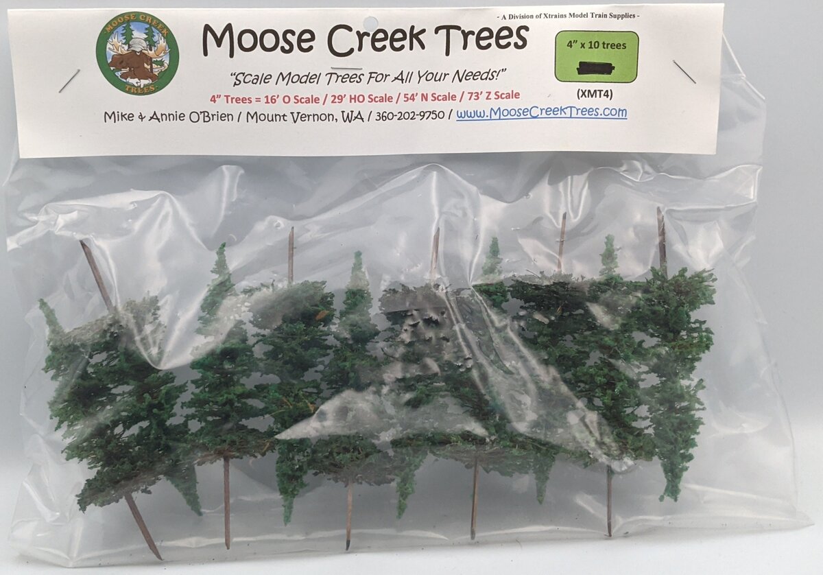 Moose Creek Trees 4" Trees (10 Pack)