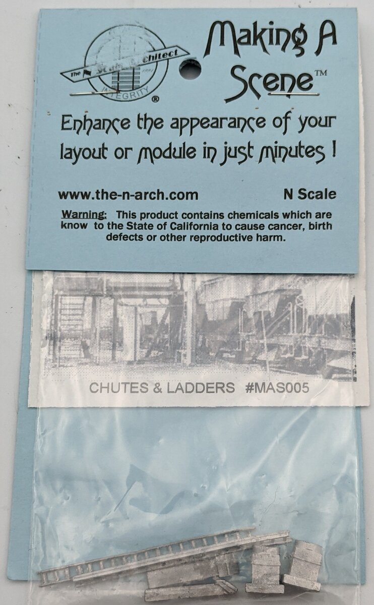The N Scale Architect MAS005 N Chutes & Ladders