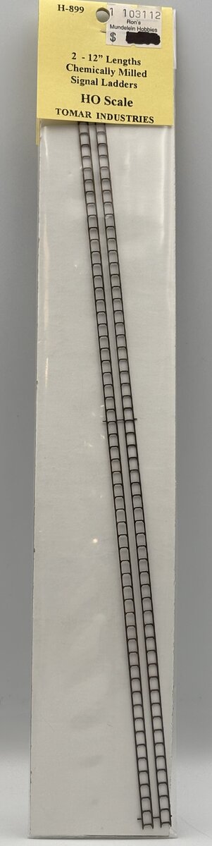 Tomar Industries H-899 HO 2-12" Lengths Chemically Milled Signal Ladders