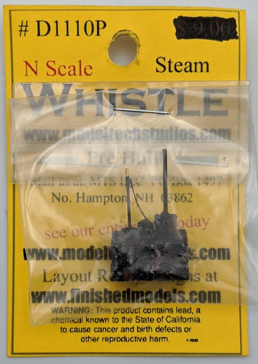 Model Tech Studios D1110P N Steam Whistle