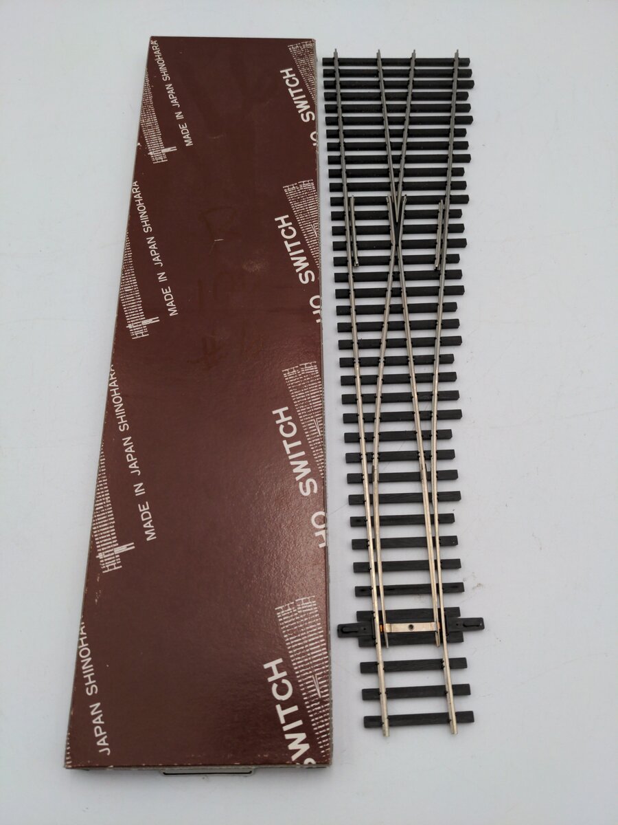 Shinohara Track R 100 #6 R/H S Scale Right Hand Turnout Switch Track