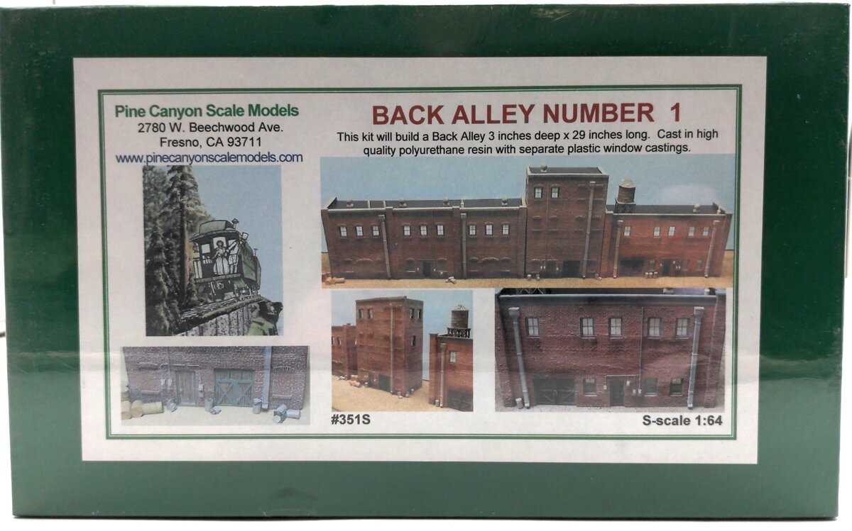 Pine Canyon 351S S Scale Back Alley #1 Building Kit
