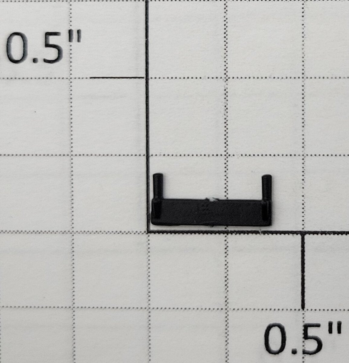 S-Helper 653-08-09-LV Switcher Black Rear Cab Ladder / Step