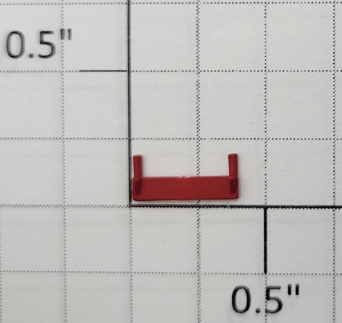 S-Helper 653-08-09-SLSF Switcher Red Rear Cab Ladder / Step
