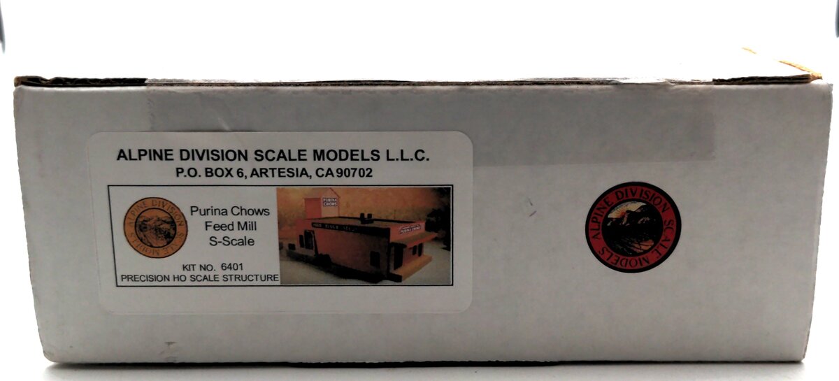 Alpine Division Scale Models 6401 S Scale Purina Chows Feed Mills Kit