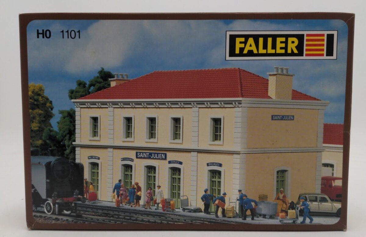 Faller 1101 HO Scale St. Julien Bahnhof Train Station Building Kit