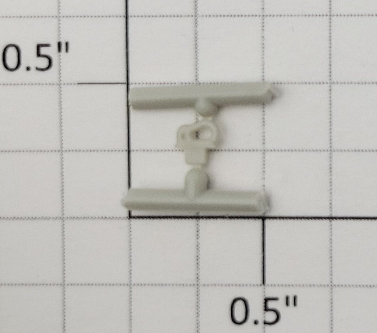 S-Helper 653-07-04 Unpainted Switcher Handrail Fix Plate