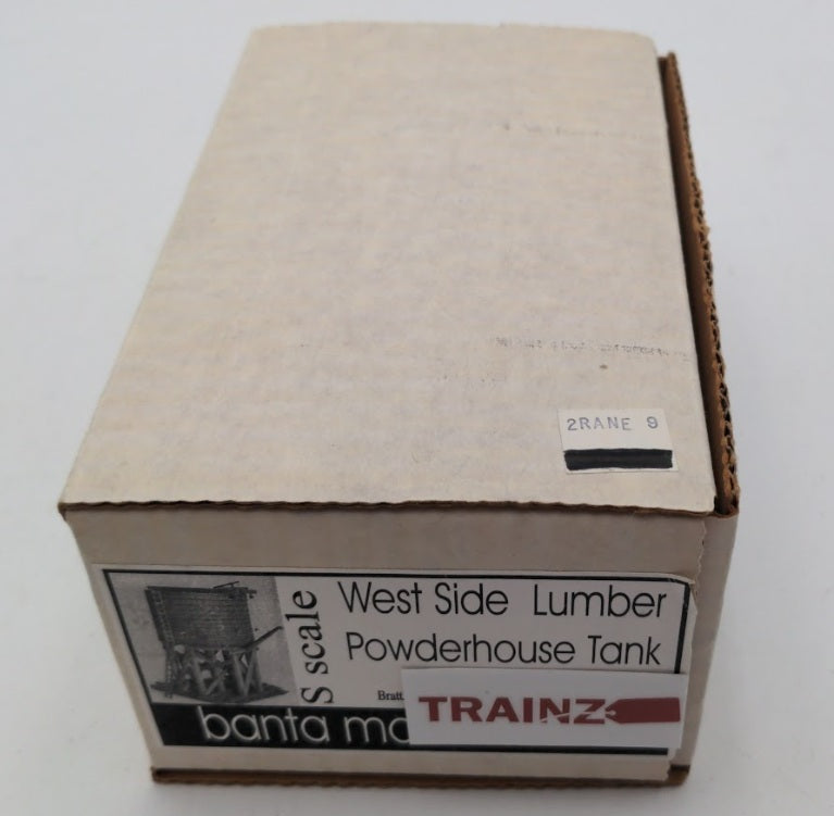 Banta Model Works 6495 S Scale West Side Lumber Powerhouse Tank Kit