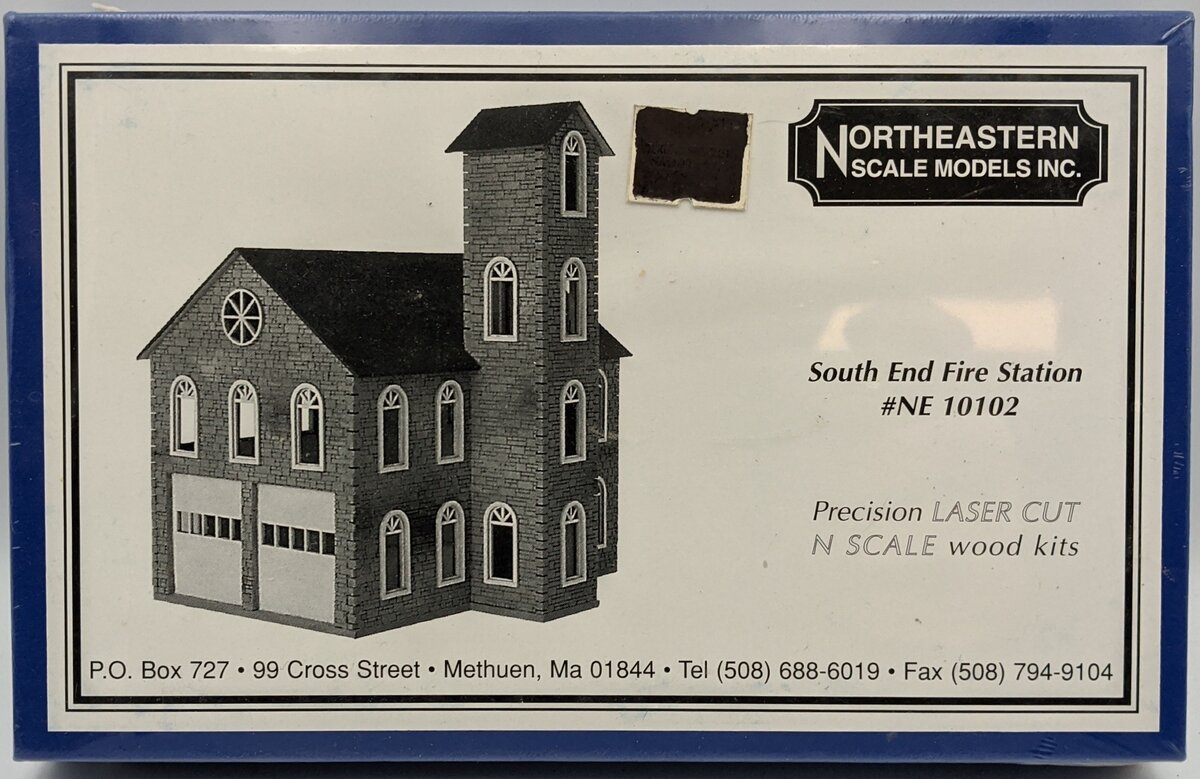 Northeastern Scale Models 10102 N South End Fire Station Building Kit