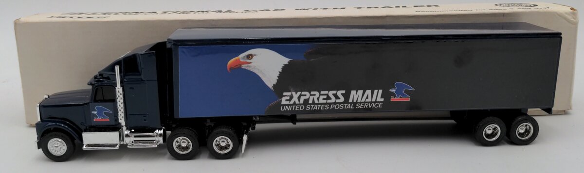 Ertl 9397 International Cab W/ Trailer 1/64 Express Mail U.S Postal Service