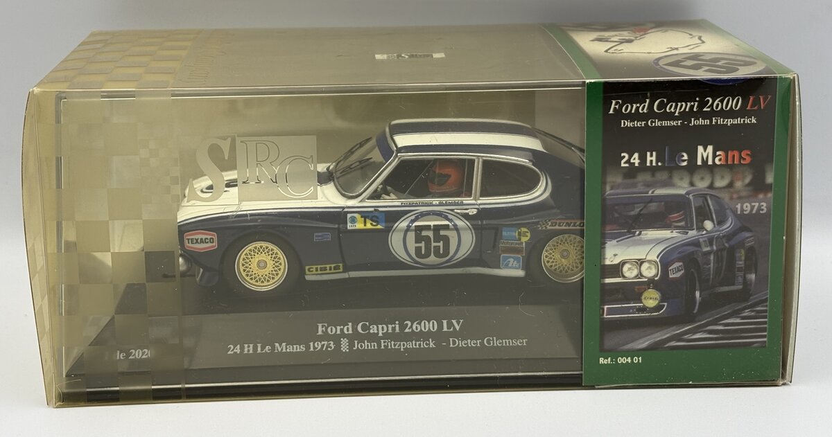 SRC 004 01 1:32 Ford Capri 2600 LV 24H Le Mans 1973 John Fitzpatrick 55 Slot Car