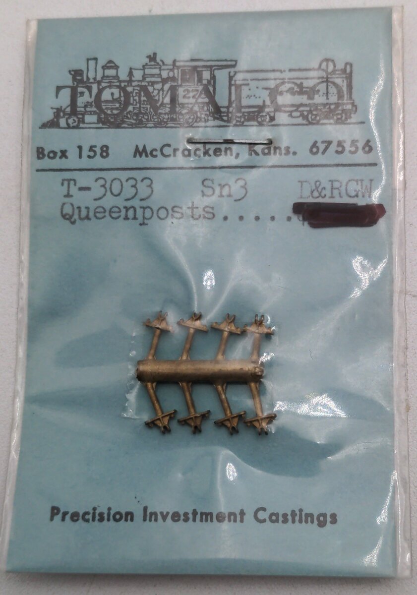Tomalco T-3033 Sn3 D&RGW Queenposts