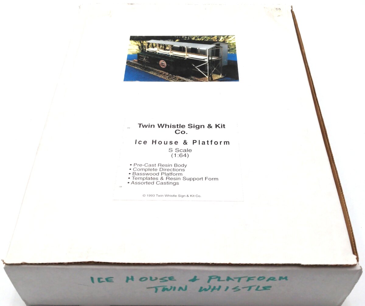 Twin Whistle Sign & Kit Co. S Scale Ice House & Platform
