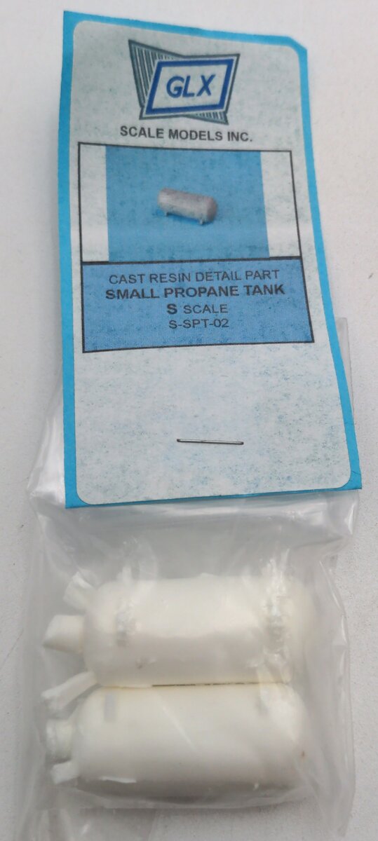 GLX Scale Models S-SPT-02 S Scale Small Propane Tanks Cast Resin