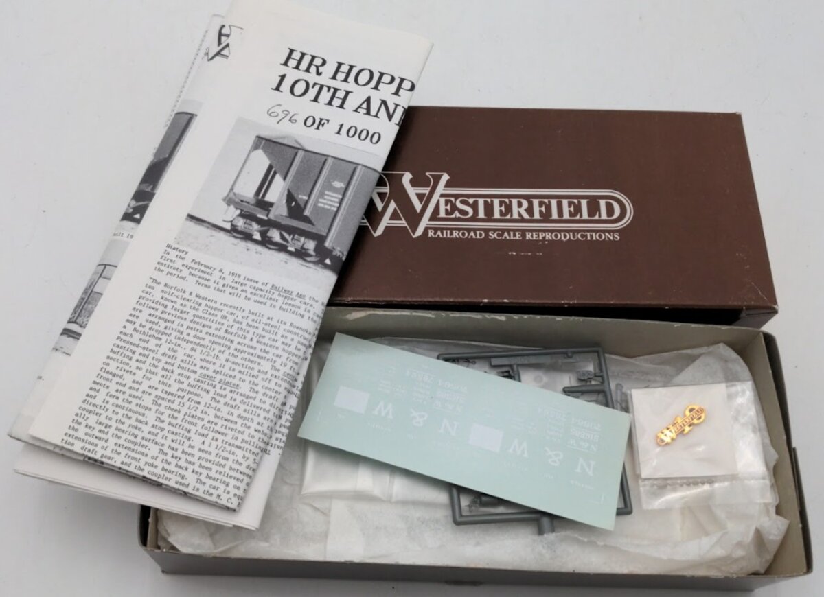 Westerfield 5101 HO Scale Norfolk & Western HR Hopper Car Kit & Pin W10