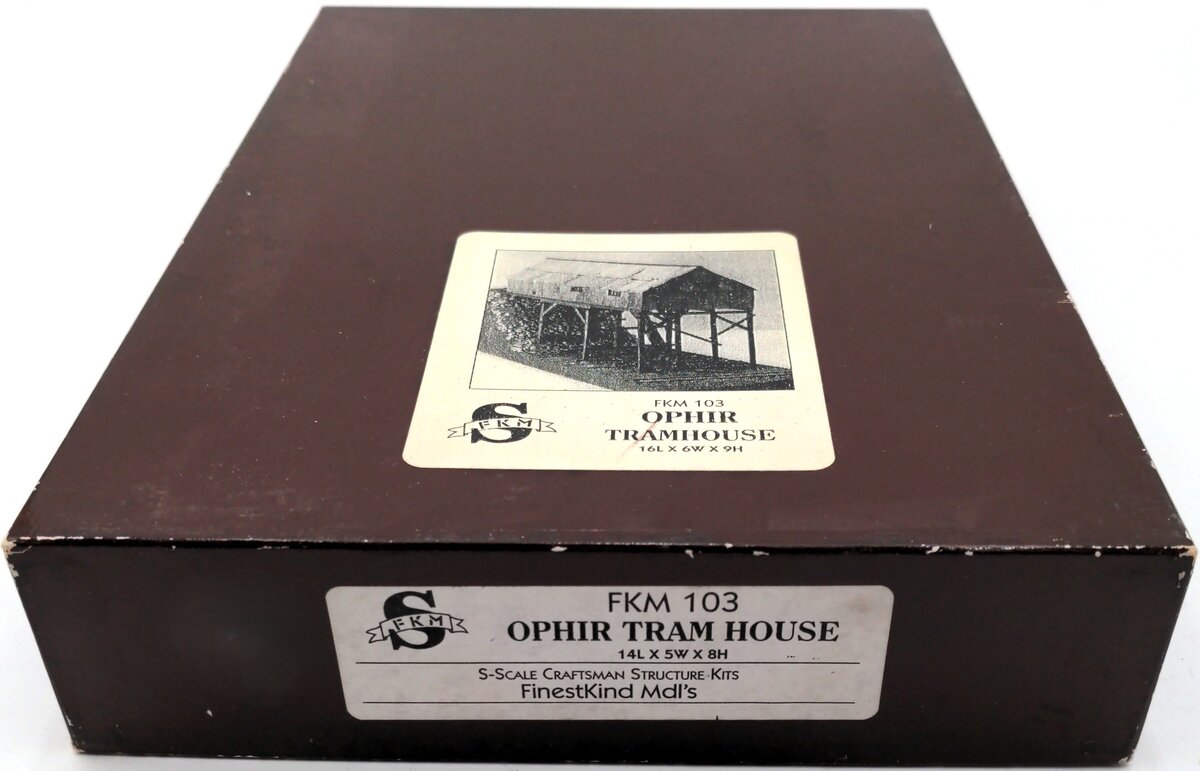 Finestkind Models 103 S Scale Ophir Tram House Kit