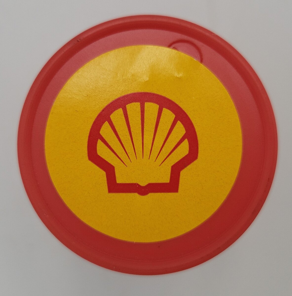 Acme 15-909 Large Red Plastic Oil Drum with Shell Sticker on Each End
