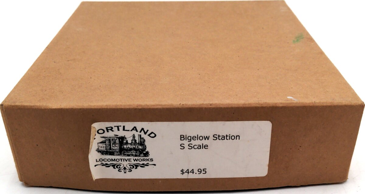 Portland Locomotive Works S Scale Bigelow Station