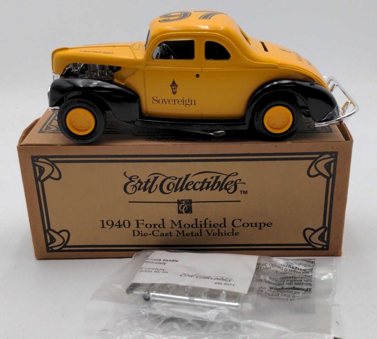 Ertl K128 1/25 Scale 1940 Sovereign Ford Modified Coupe Coin Bank