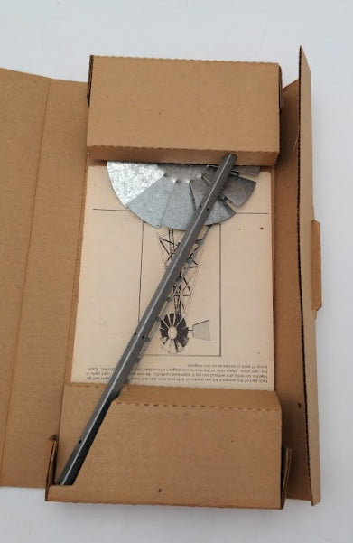 Acme 48M 17" By Piece Of Americana High Unpainted Galvanized Steel Windmill Kit