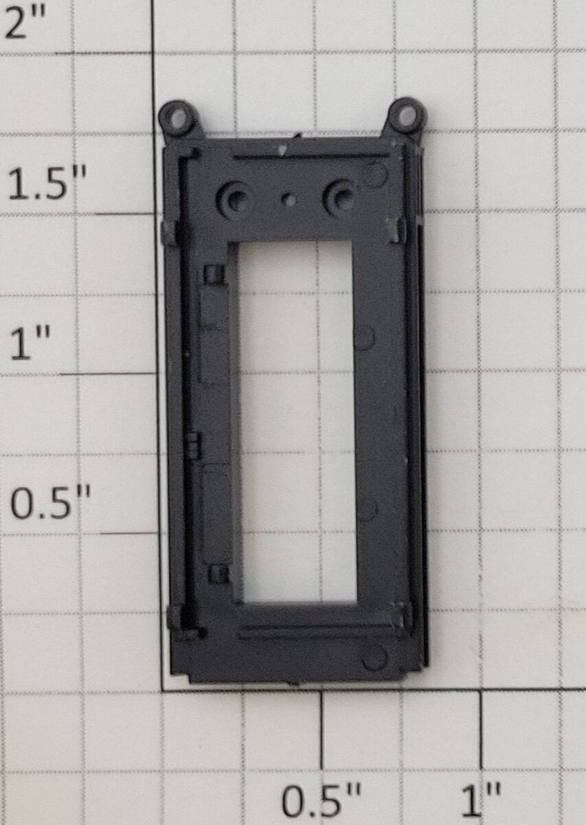 S-Helper 661-20-02-B Black Plastic Rear Door Frame