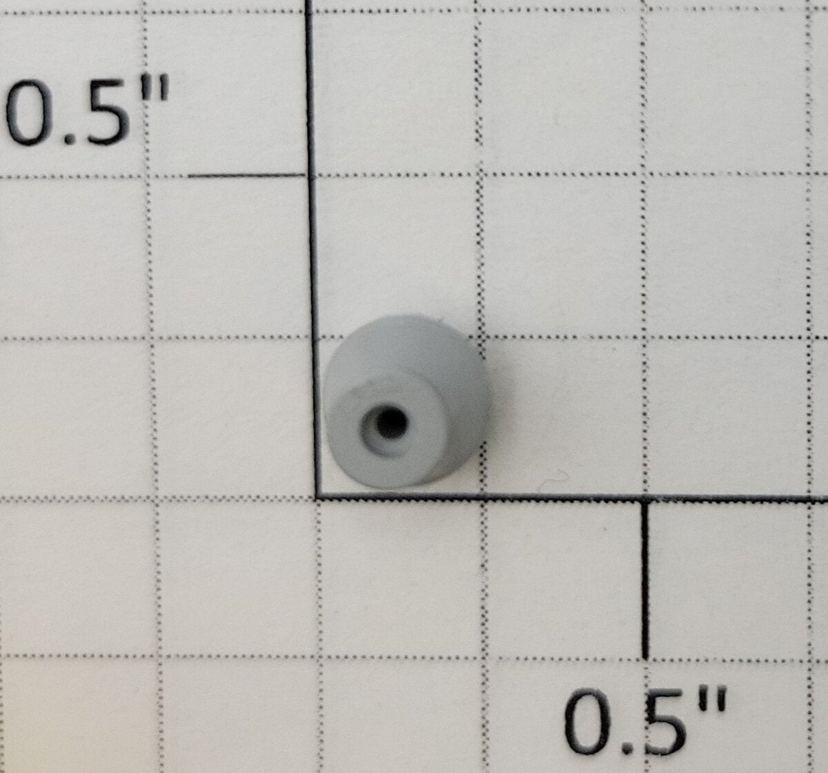 S-Helper 1493-02-03-G Assembled Gray Short Smoke Stack