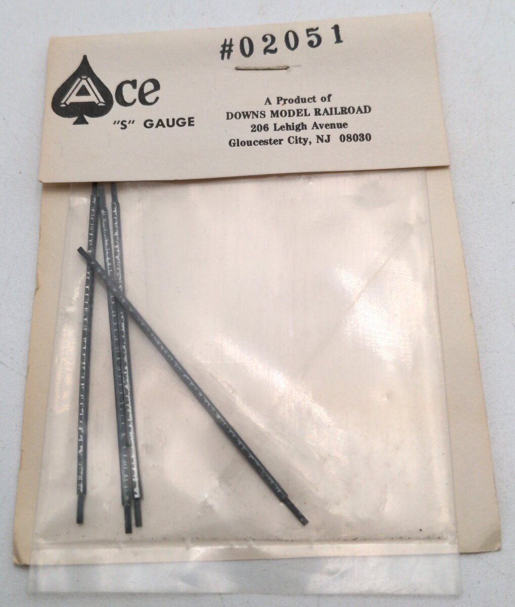 Downs Model RR 02051 S Scale Locomotive Lift Tabs 4 PCS