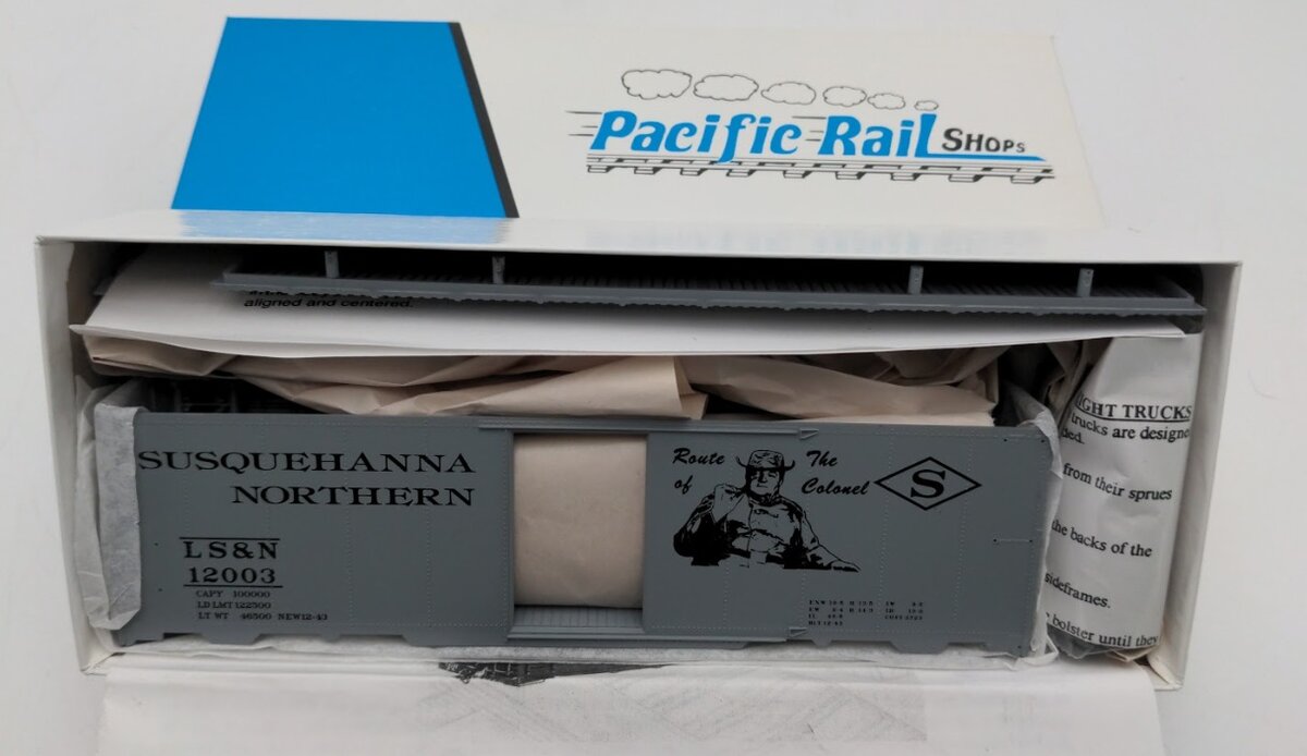 Pacific Rail 4 S Scale NMRA's Living Legends 40' Box Car #4 Kit