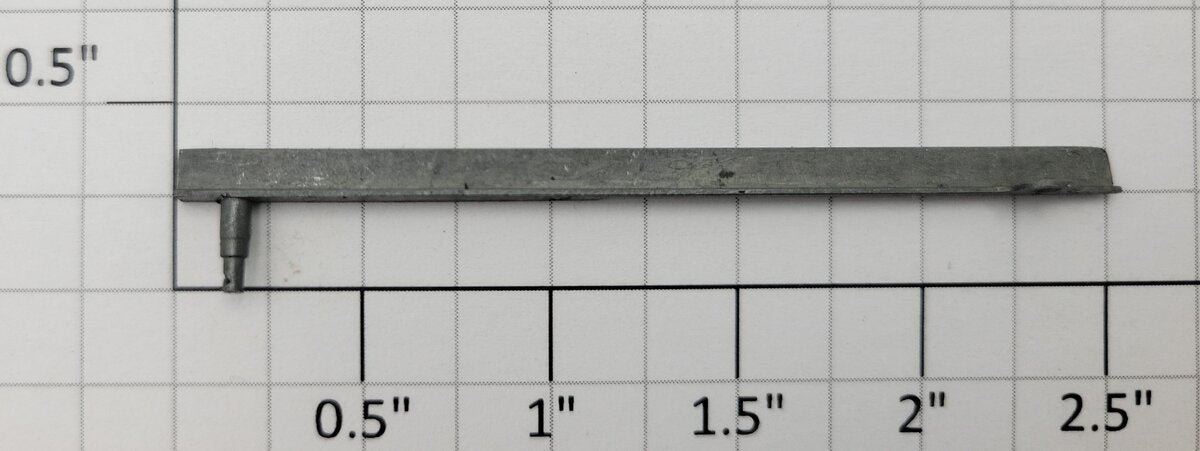 S-Helper 659-15-01 Zinc Left Straight Point Rail