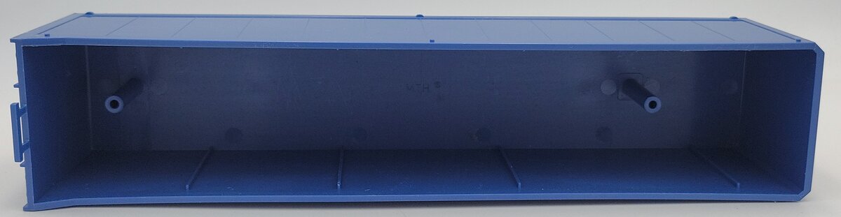 MTH 20-95102 O Gauge Premier Flat Car Blank Dark Blue 48' Trailer Top