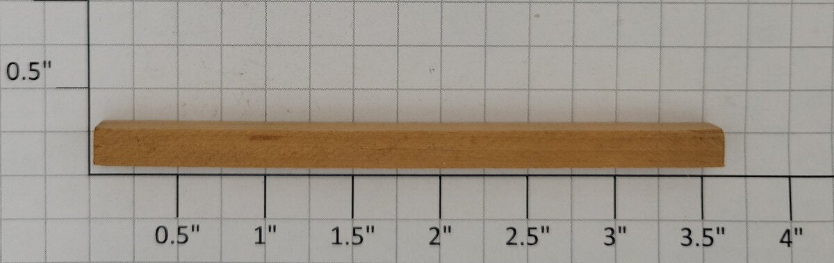 Lionel 264-011 O Gauge Forklift Platform & Car Timber 3.5" L x .25" Square #6264