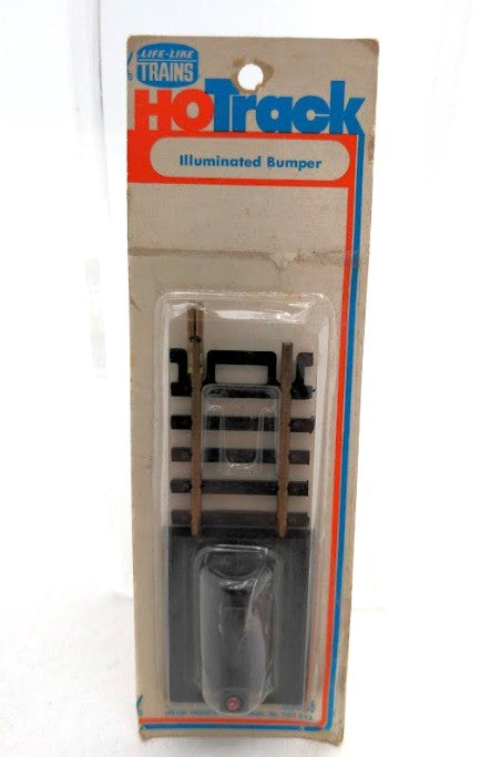 Life Like 08631 HO Scale Brass Code 100 Illuminated Bumper End