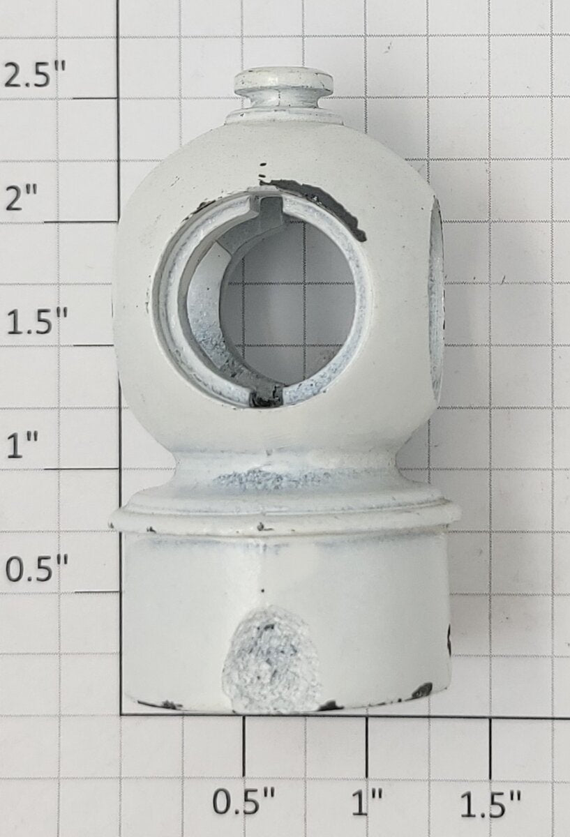 Lionel 83-18 White Painted Signal Hood - Fits 83 Blinking Signal