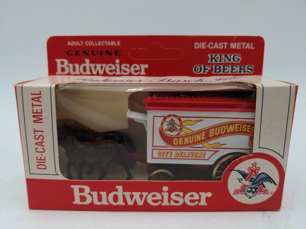 Lledo 1:64 1979 Genuine Budweiser Horse Drawn City Delivery Truck