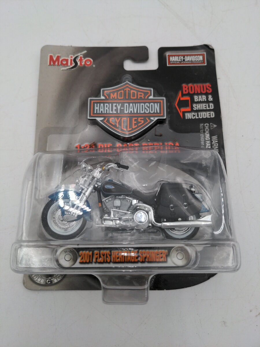 Maisto 1:24 2001 Harley Davidson FLSTS Heritage Springer