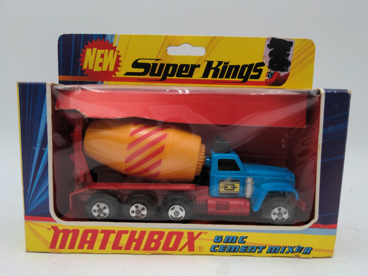 Matchbox K-6 Lever Operated Cement Mixing Drum