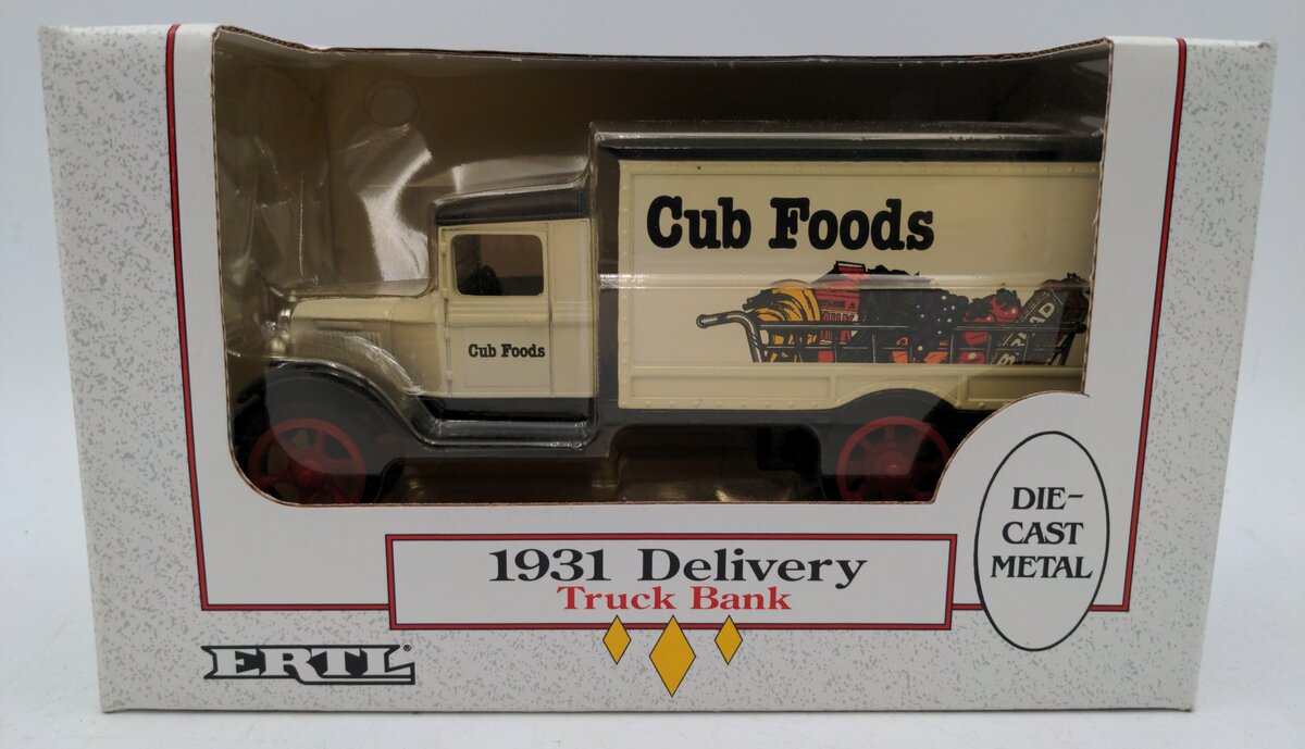 Ertl 9042 1/34 1931 Delivery Bank Truck Cub Foods