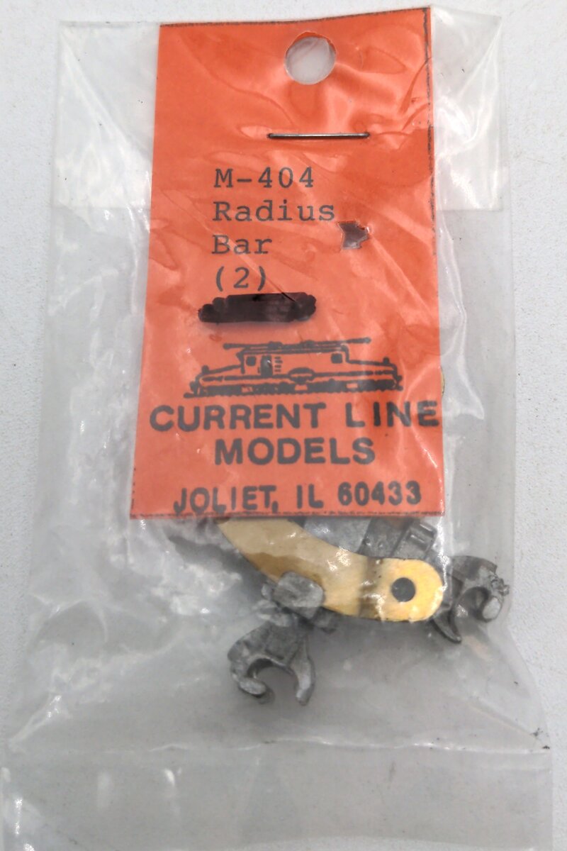 Current Lines M-404 O Scale Radius Bar 2 Pcs