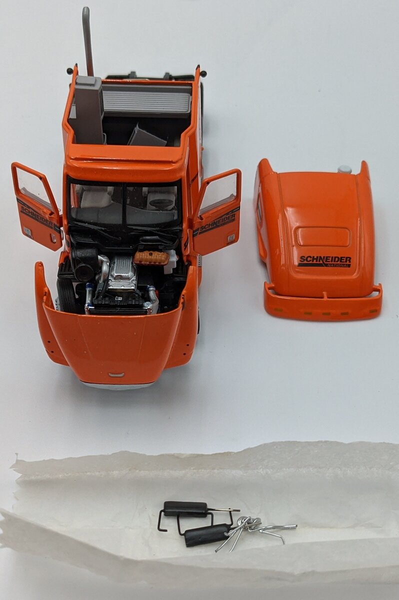 Sword Models 1:50 Scale Schneider Freightliner & Flatbed w/Stone Load