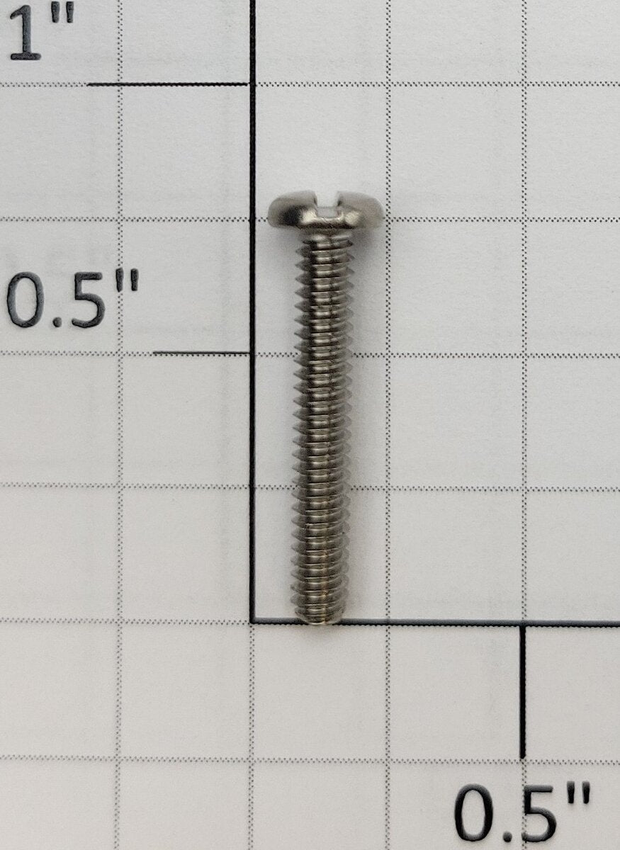 Acme #4-40 x 3/4" Nickel Slotted Pan Head Machine Screw