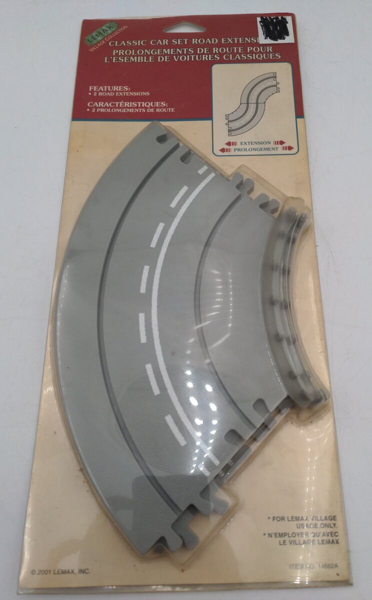 Lemax 14662A Classic Car Set Curved Road Extensions