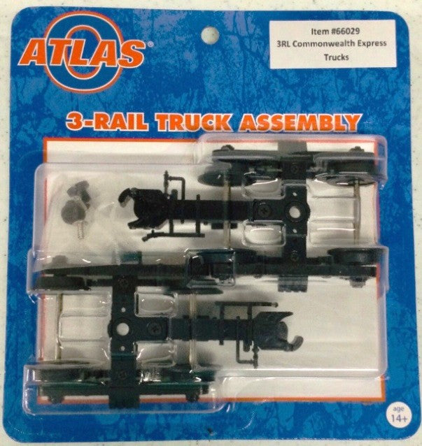 Atlas 66029 O Scale 3 Rail Commonwealth Express Truck Assembly (Pack of 2)